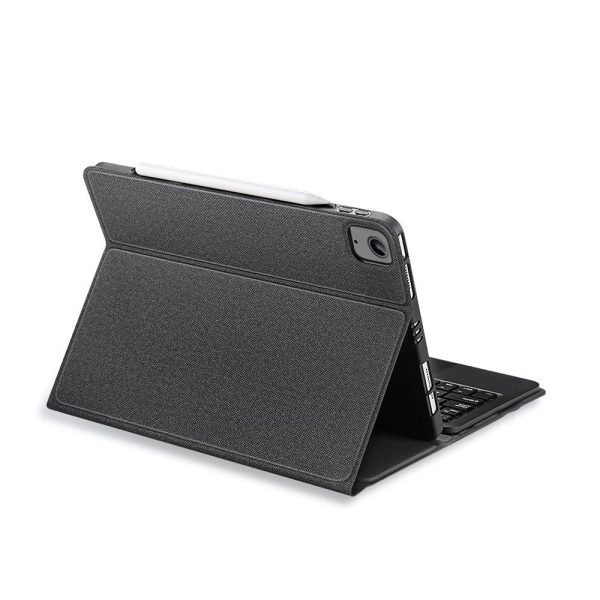 Leather Case With Bluetooth Keyboard & Touchpad For Ipad Air / Pro 11 - Black - Image 3