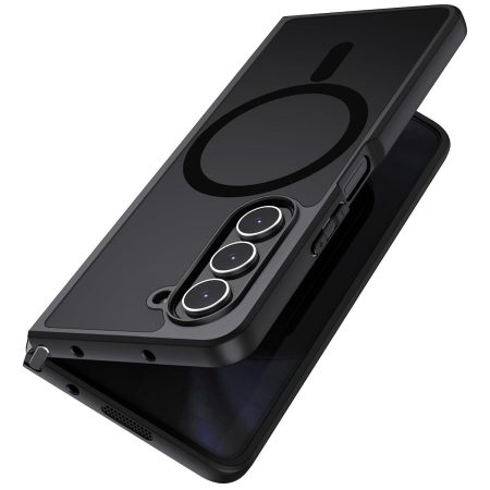 For Samsung Galaxy z Fold4 5G Ultra-thin Translucent Magsafe Case  - Black
