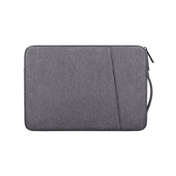 14.1 Inch Laptop Felt Sleeve Protective Case Carrying Bag - Grey - Image 3