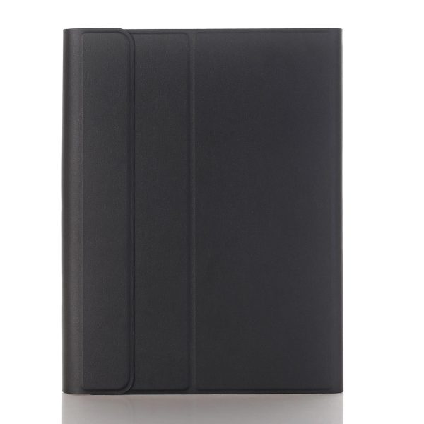 Bluetooth Keyboard Leather Case For Ipad Pro 10.5 With Touch Control - Lambskin Texture Compatible With 10.2 2021 & 2020 & 2019 / Air 3 - Black - Image 10