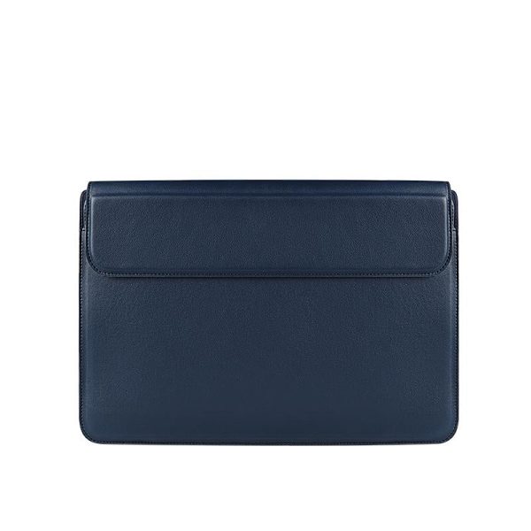 Multifunctional Notebook Liner Bag - Fits 14.1-15.4 Inch - Pu Material - Royal Blue - Image 9
