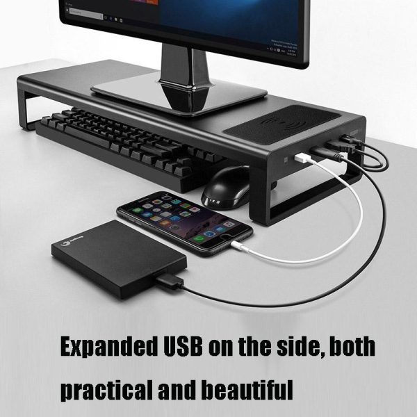Vaydeer Laptop Screen Stand - Multifunctional Usb Wireless Display Rack - Image 8