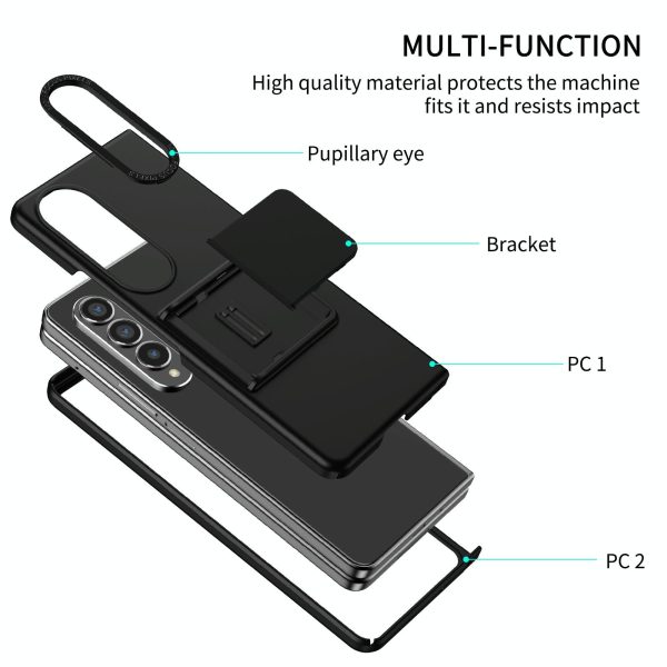 Foldable 3d Design Phone Case for Samsung Galaxy z Fold 4 / 5g - Black - Image 10