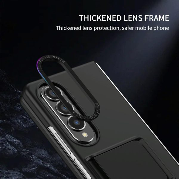 Foldable 3d Design Phone Case for Samsung Galaxy z Fold 4 / 5g - Black - Image 11