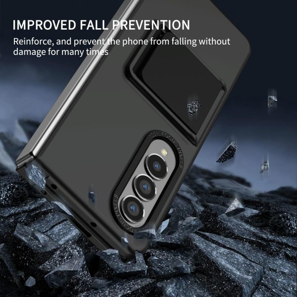 Foldable 3d Design Phone Case for Samsung Galaxy z Fold 4 / 5g - Black - Image 12