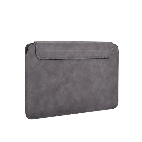 Lightweight Sheepskin Notebook Liner Bag - Deep Space Gray 14.1-15.4 Inch - Image 4