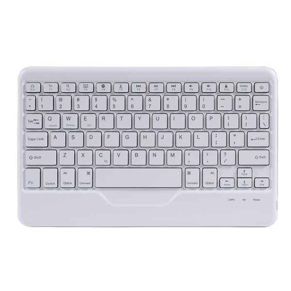 10.2 / 10.5 Inch Bluetooth Keyboard Tablet Case With Triangle Holder & Pen Slot - Black Diamond Pattern - Image 5