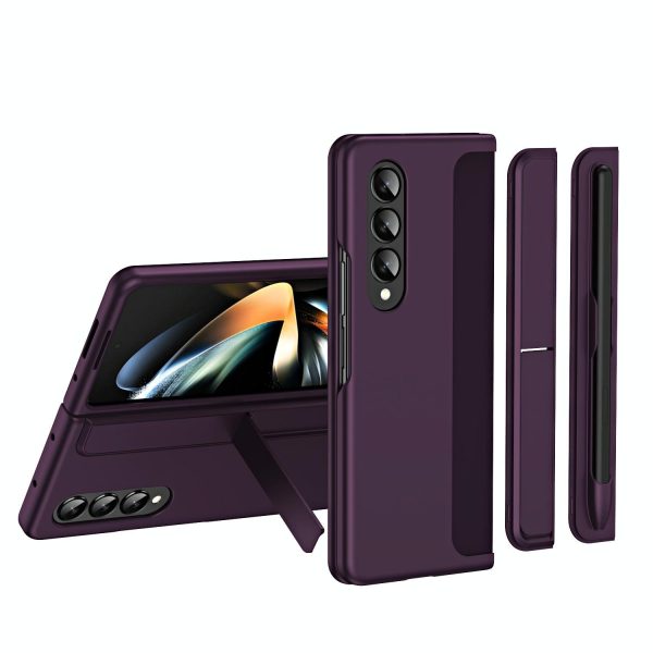 Detachable Pen & Phone Case for Samsung Galaxy z Fold 4 - 2 in 1 - Green - Image 2