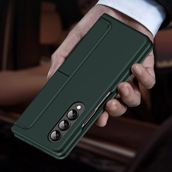 Detachable Pen & Phone Case for Samsung Galaxy z Fold 4 - 2 in 1 - Green - Image 7