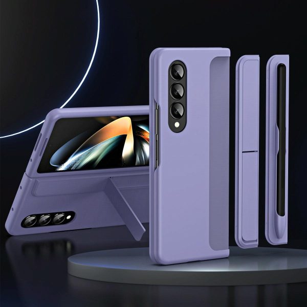 Detachable Pen & Phone Case for Samsung Galaxy z Fold 4 - 2 in 1 - Green - Image 9