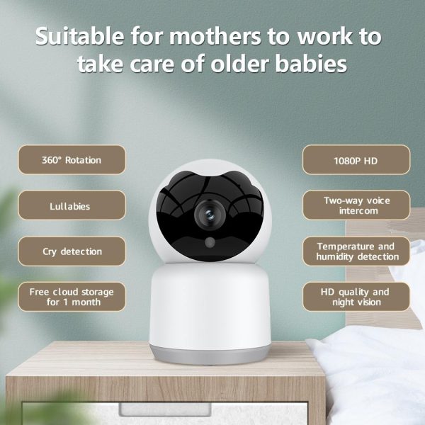 Wireless Baby Camera With Night Vision And Temperature Sensor - Image 4
