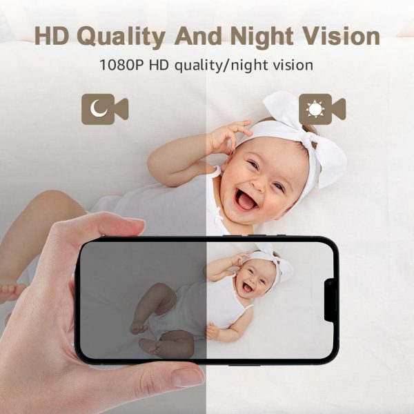 Wireless Baby Camera With Night Vision And Temperature Sensor - Image 7