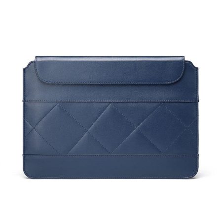 14-15 Inch Thin & Light Microfiber Leather Notebook Liner Bag for Computers - Blue