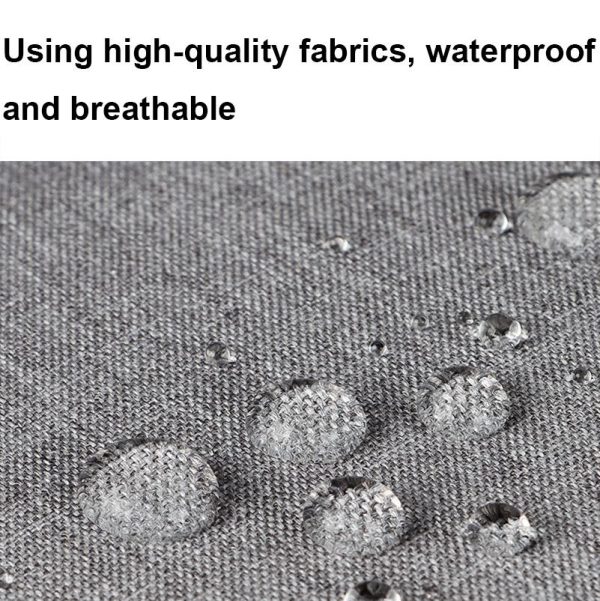 Waterproof Laptop Handbag - 15.6 Inches Shock-absorbing & Large-capacity - Grey - Image 5