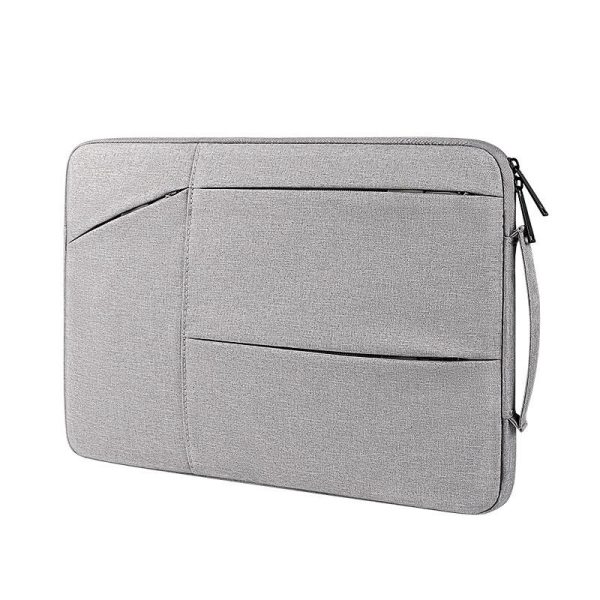 Waterproof Laptop Handbag - 15.6 Inches Shock-absorbing & Large-capacity - Grey - Image 12