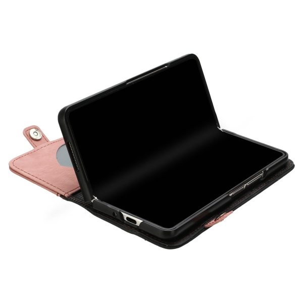 Leather Phone Case with Side Buckle for Samsung Galaxy z Fold 4 / 5g - Royal Blue - Image 5