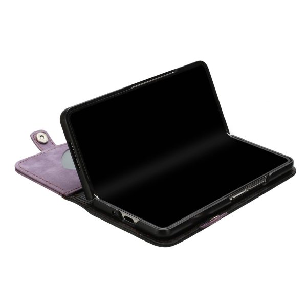 Leather Phone Case with Side Buckle for Samsung Galaxy z Fold 4 / 5g - Royal Blue - Image 11