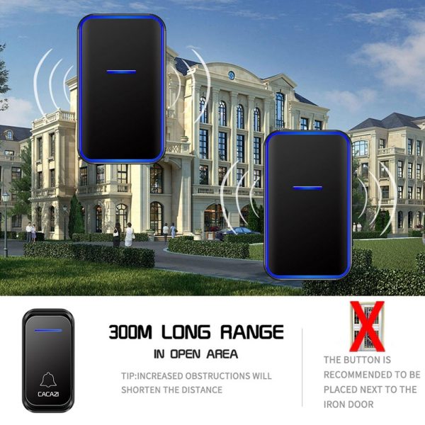 Wireless Digital Doorbell For Elderly - Home Smart - White - Image 8