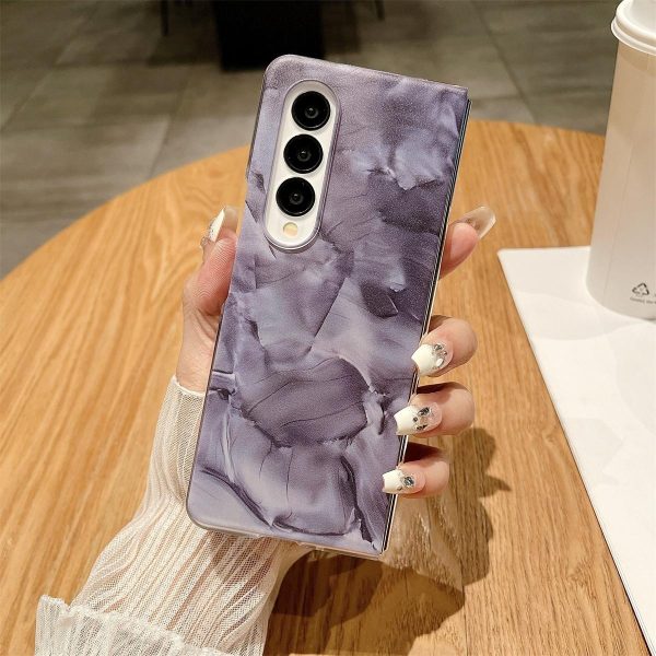 Shockproof Full Coverage Porcelain Case for Samsung Galaxy Fold3 / 4 - White - Image 2