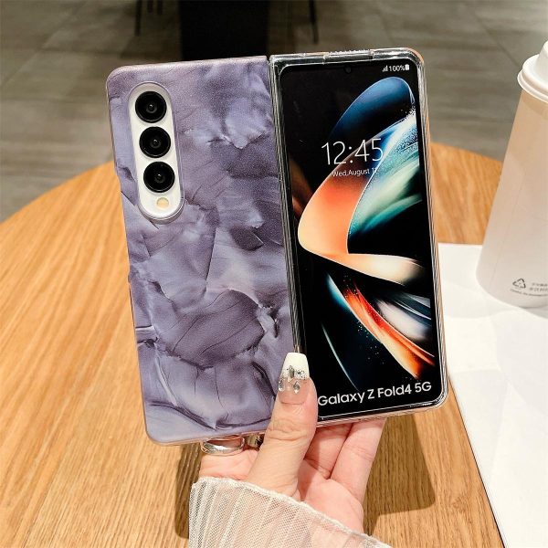 Shockproof Full Coverage Porcelain Case for Samsung Galaxy Fold3 / 4 - White - Image 3