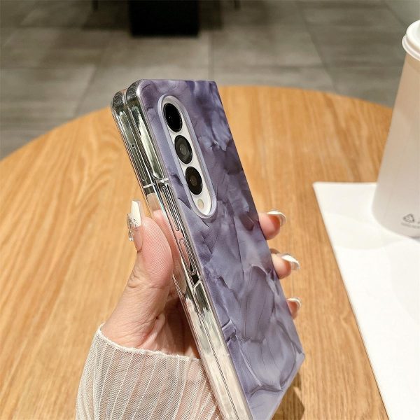 Shockproof Full Coverage Porcelain Case for Samsung Galaxy Fold3 / 4 - White - Image 4