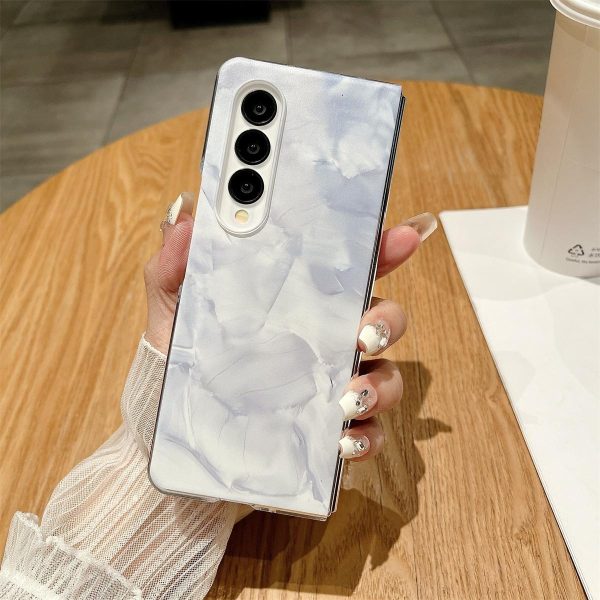 Shockproof Full Coverage Porcelain Case for Samsung Galaxy Fold3 / 4 - White - Image 6