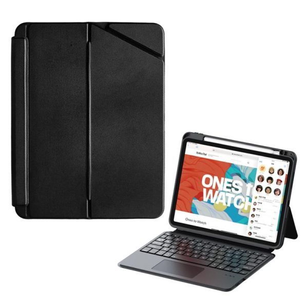 Black Leather Tablet Case With Magnetic Bluetooth Keyboard - For Ipad 10Th Gen 10.9 2022 - Image 7