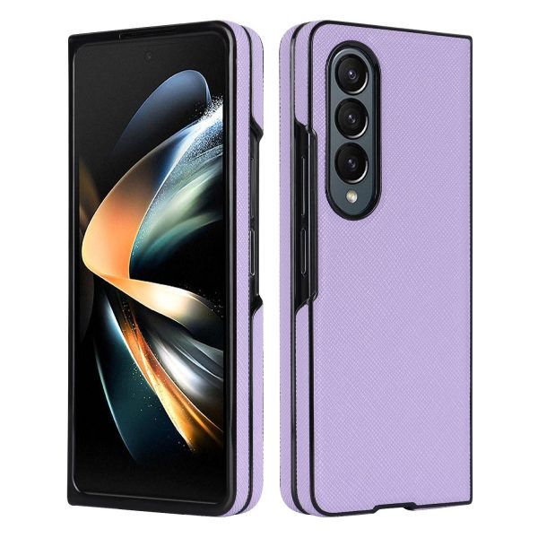 Foldable Cross Pattern Phone Case - Compact Design - Black - Image 2