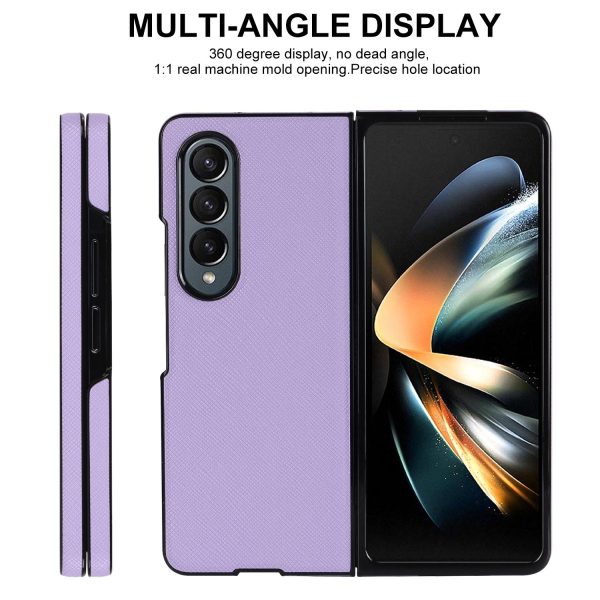 Foldable Cross Pattern Phone Case - Compact Design - Black - Image 4