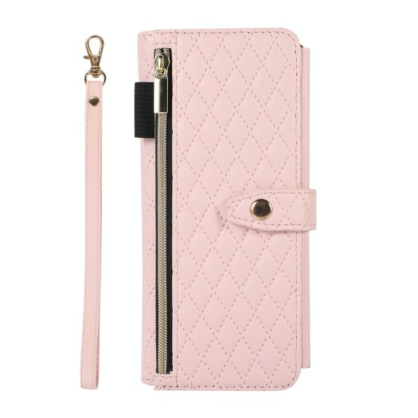Foldable Diamond Lattice Phone Case for Samsung Galaxy z Fold 4 - White - Image 3