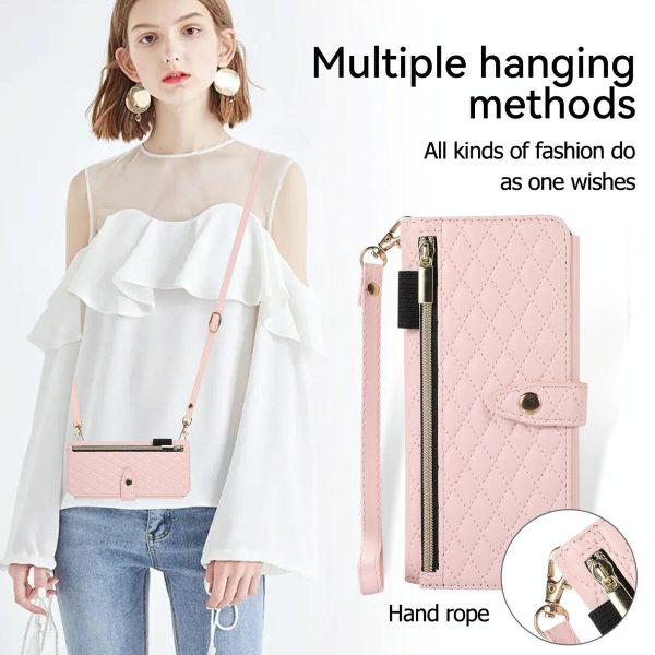 Foldable Diamond Lattice Phone Case for Samsung Galaxy z Fold 4 - White - Image 8