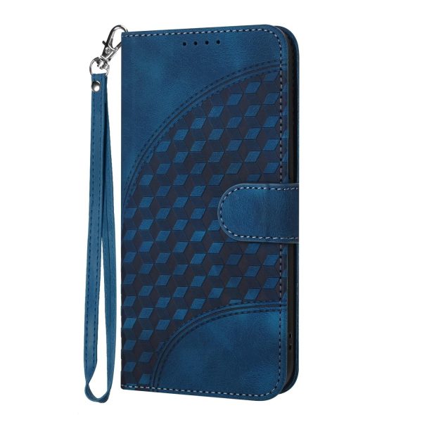 Embossed Elephant Head Phone Case for Samsung Galaxy z Fold 4 5g with Lanyard - Light Purple - Image 10