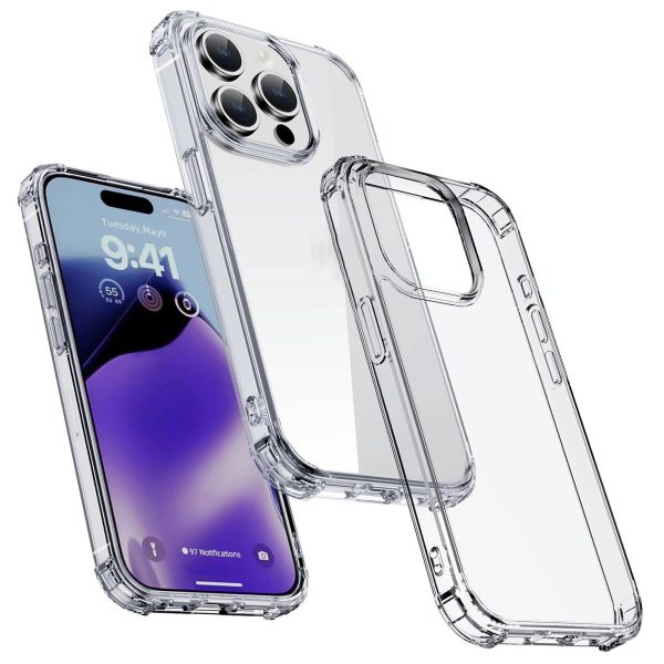 Crystal Clear Shockproof Phone Case for Iphone 15 by Ipaky - Image 3