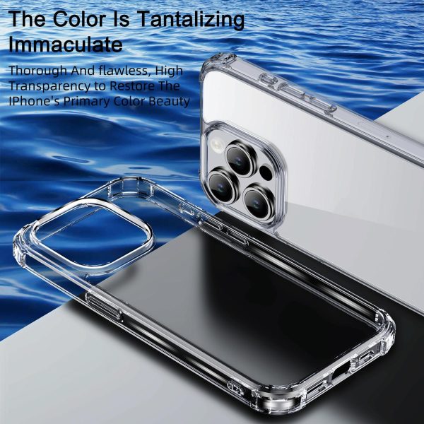Crystal Clear Shockproof Phone Case for Iphone 15 by Ipaky - Image 5