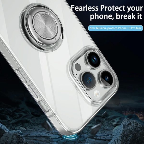 Tpu Phone Case with Ring Holder for Iphone 15 - Slim & Secure - Image 6
