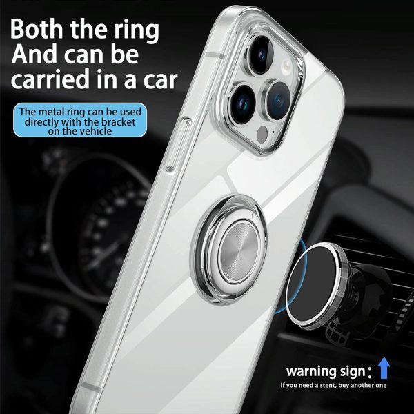 Tpu Phone Case with Ring Holder for Iphone 15 - Slim & Secure - Image 7