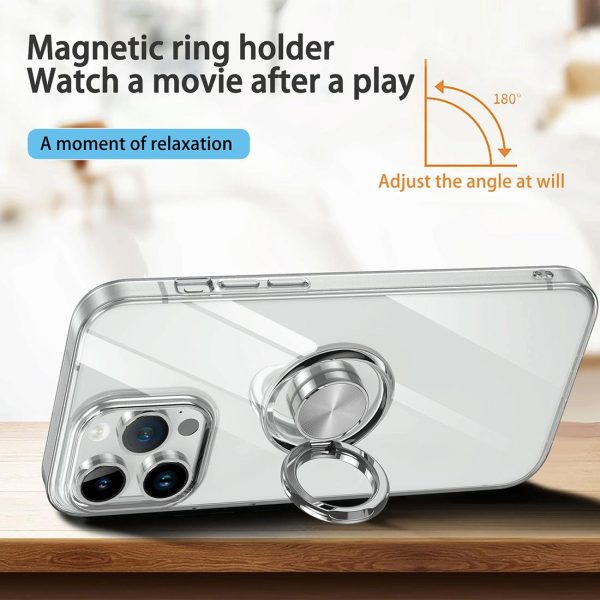 Tpu Phone Case with Ring Holder for Iphone 15 - Slim & Secure - Image 8