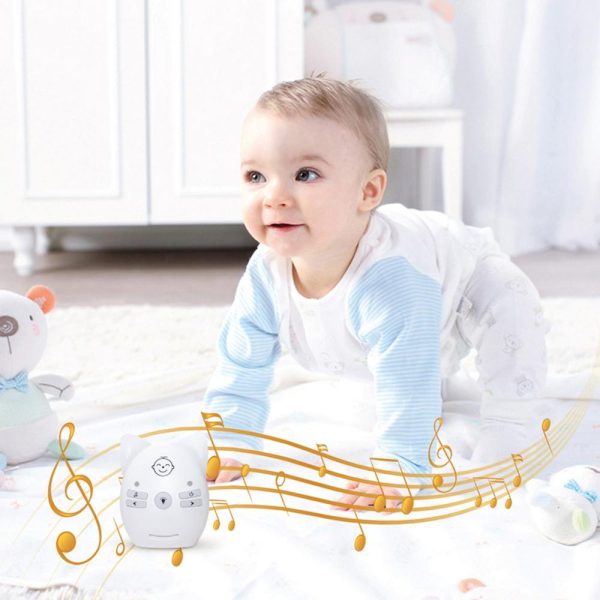 Wireless Baby Monitor With Voice Intercom And Night Light - White - Image 9