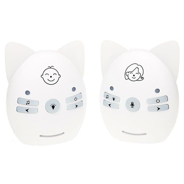 Wireless Baby Monitor With Voice Intercom And Night Light - White - Image 12