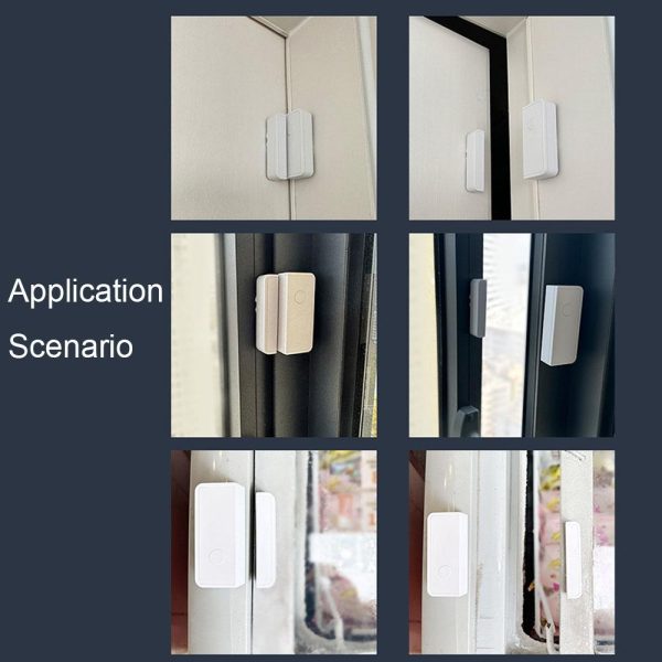 Smart Wireless Doorbell Alarm With 3 Split Type Door Sensors - Gold - Image 8