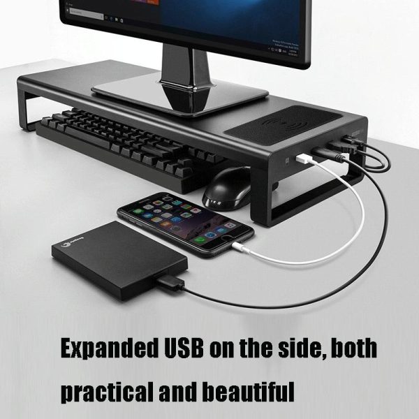 Vaydeer Laptop Stand - Multifunctional Usb Wireless Display Rack - Image 8