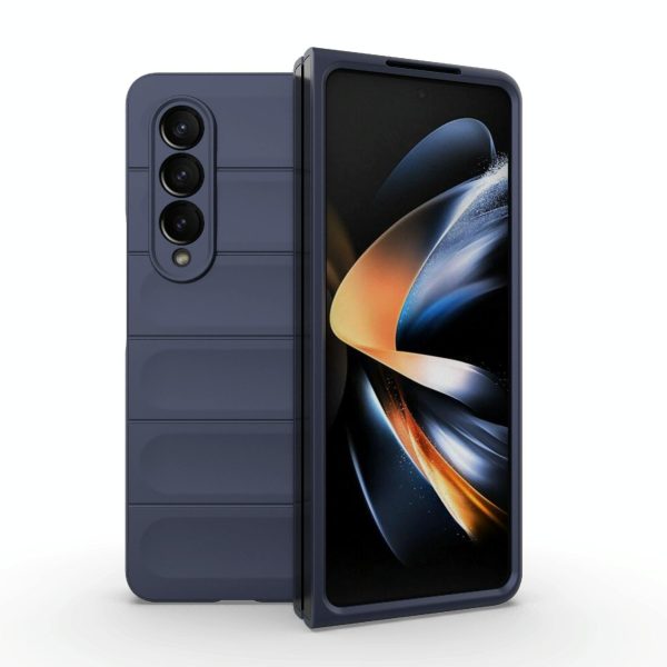 Foldable Shockproof Phone Case with Magic Shield - Slim Design - Black - Image 4