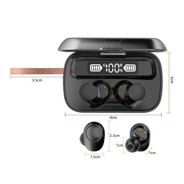 Touch Bluetooth Earphones with Dual Noise Cancellation and Charging Box - Image 10