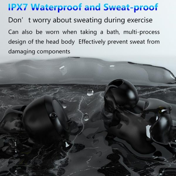 Touch Bluetooth Earphones with Dual Noise Cancellation and Charging Box - Image 12