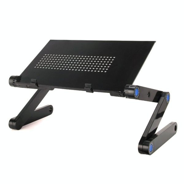 Adjustable Foldable Laptop Stand - Portable Aluminium Alloy - 360 Degree Rotation - Image 3