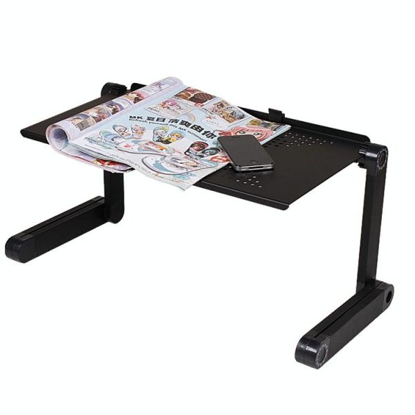 Adjustable Foldable Laptop Stand - Portable Aluminium Alloy - 360 Degree Rotation - Image 5