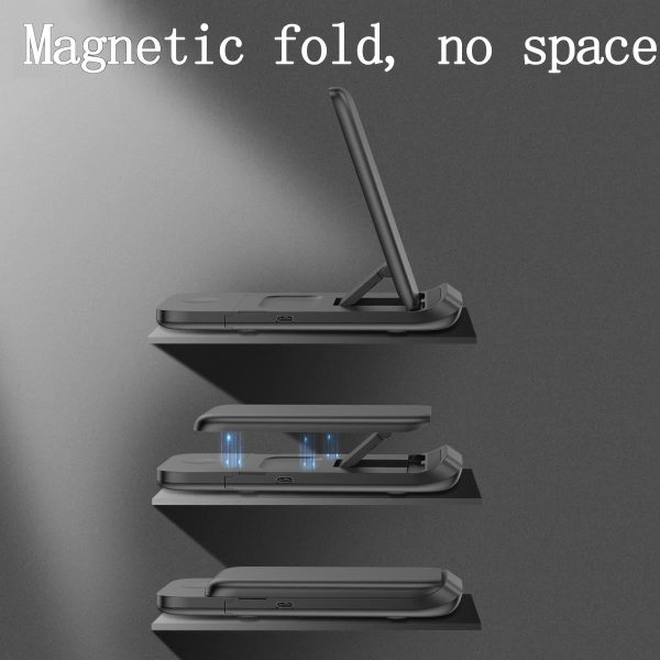 3 In 1 Foldable Wireless Charger For Iphone Apple Watch Airpods - Image 5