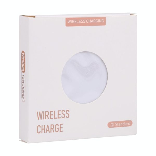 10W Plaid Pattern Round Wireless Charger - Black - Image 12