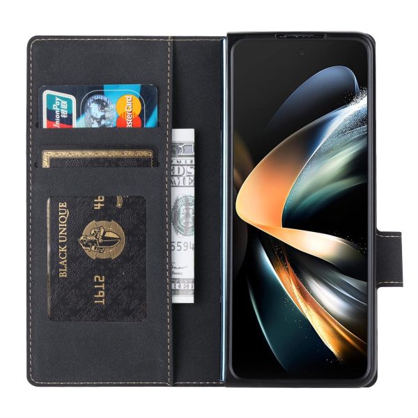 For Samsung Galaxy z Fold4 5G Vili Pr Series Flip Leather Case - Red - Image 5