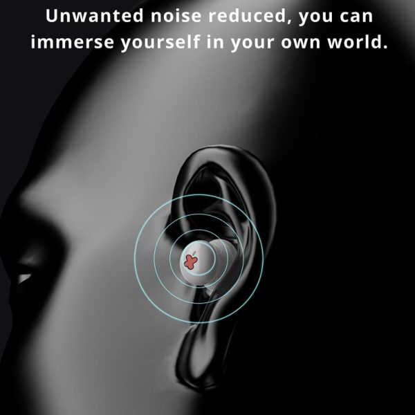 Wireless Anc Bluetooth Gaming Earbuds with Active Noise Reduction - White - Image 6